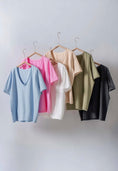 Load image into Gallery viewer, V-Neck Cotton Tee
