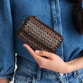 Load image into Gallery viewer, Encino Essential Wallet - Leather - Moss Suede