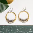 Load image into Gallery viewer, Dangling Circlet Hoops - Gold