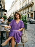 Load image into Gallery viewer, 56462 THICK LINEN DRESS