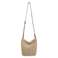 Load image into Gallery viewer, Los Feliz Crossbody - Leather - Neutral Suede Block