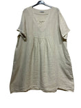Load image into Gallery viewer, 56462 THICK LINEN DRESS
