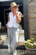 Load image into Gallery viewer, 3536 PLUS SIZE TROUSER 100% LINEN