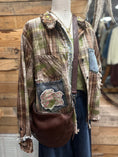 Load image into Gallery viewer, Sagebrush Flannel by Jaded Gypsy – Patchwork Boho Button-Up in Taupe