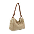 Load image into Gallery viewer, Los Feliz Hobo - Leather - Sand Sparkle Suede
