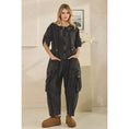 Load image into Gallery viewer, Utility Jumpsuit in Washed Black