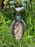Load image into Gallery viewer, Hand Carved Bone Horse Statement Necklace