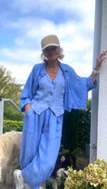 Load image into Gallery viewer, 3536 PLUS SIZE TROUSER 100% LINEN
