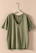 Load image into Gallery viewer, V-Neck Cotton Tee