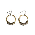 Load image into Gallery viewer, Dangling Circlet Hoops - Gold