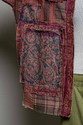 Load image into Gallery viewer, Vintage Wash Plaid Patchwork Long Sleeve Top