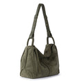 Load image into Gallery viewer, Los Feliz Hobo - Leather - Moss Suede