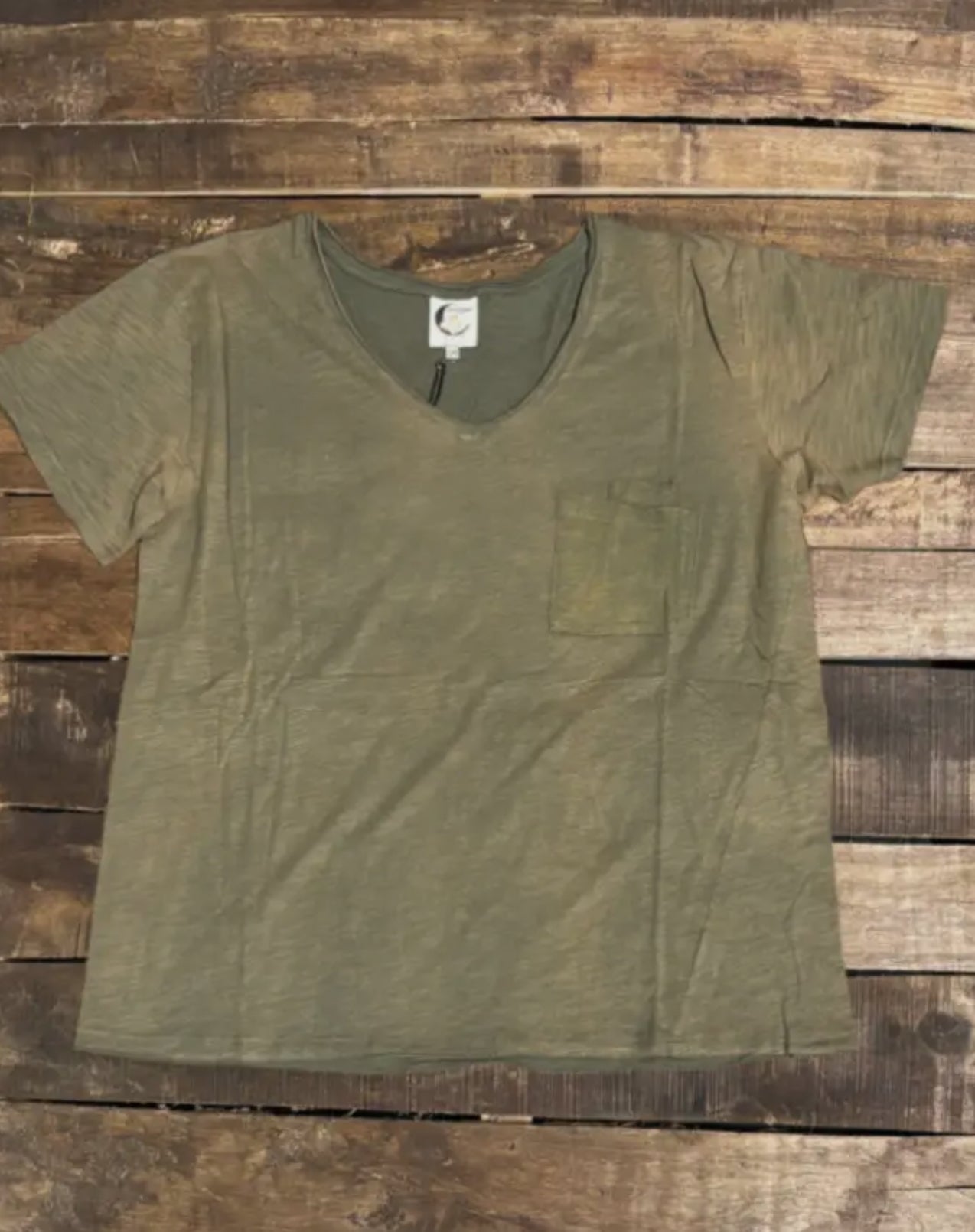 Moon Dance Tee in Vintage Moss - Jaded Gypsy