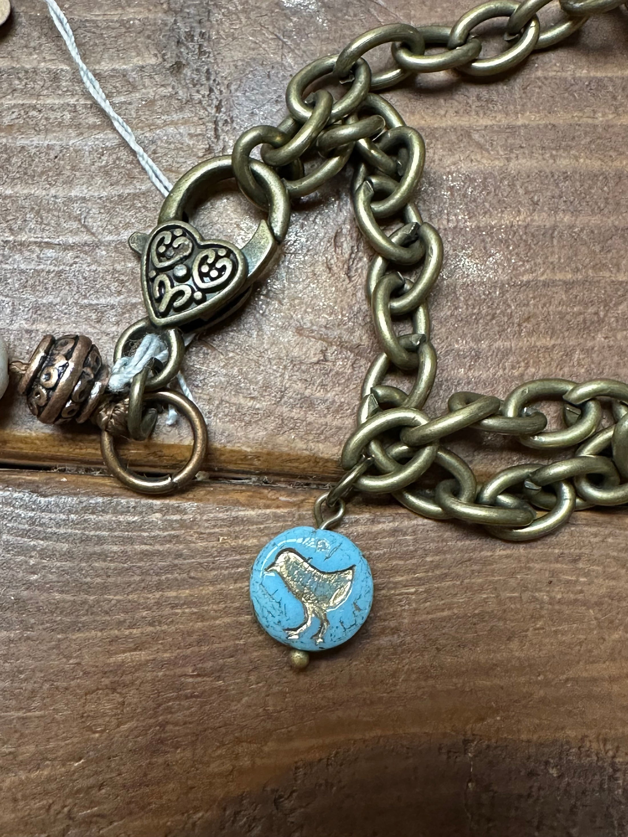 Hand-Carved Bone Horse Necklace with Turquoise Accents – Artisan Made in Nepal