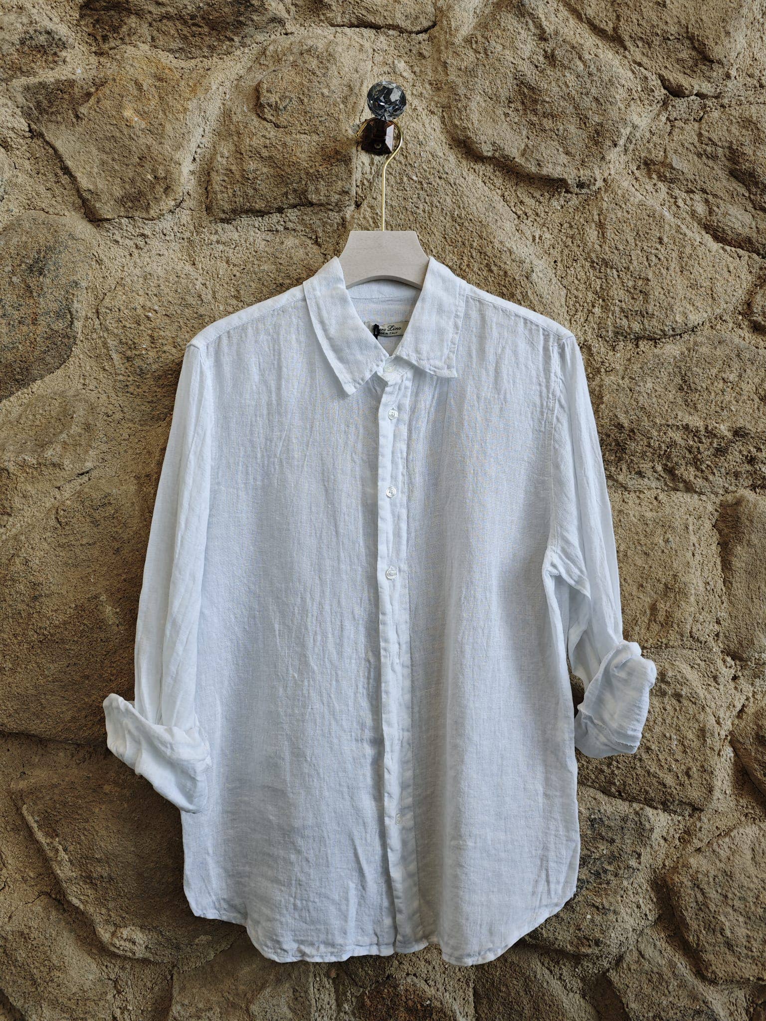 REF 219596 MEN'S 100% LINEN SHIRT