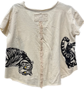 Load image into Gallery viewer, Vintage Style Tee with Tiger Graphic on Front and Back
