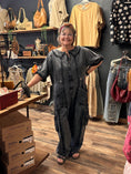 Load image into Gallery viewer, Utility Jumpsuit in Washed Black
