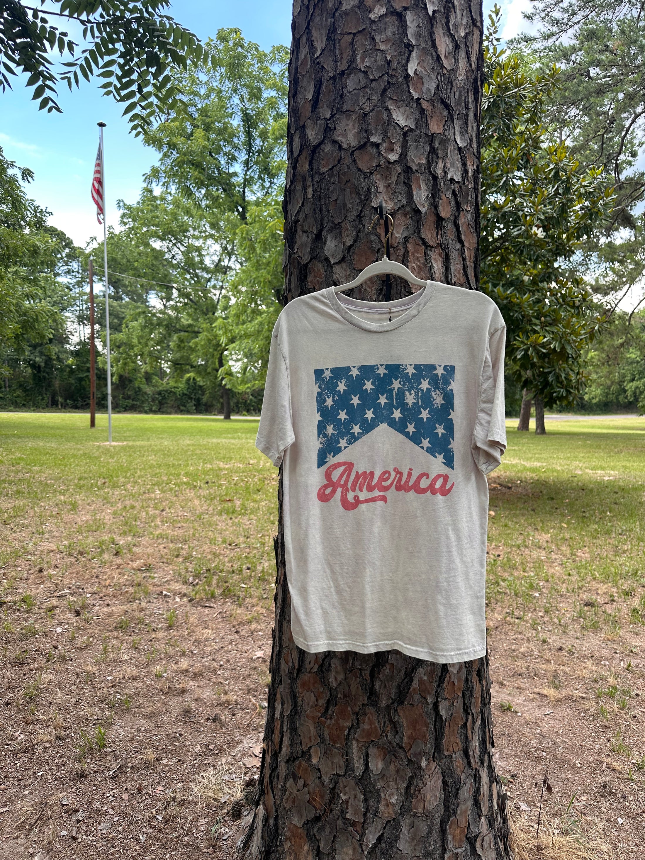 America Cotton Graphic Tee