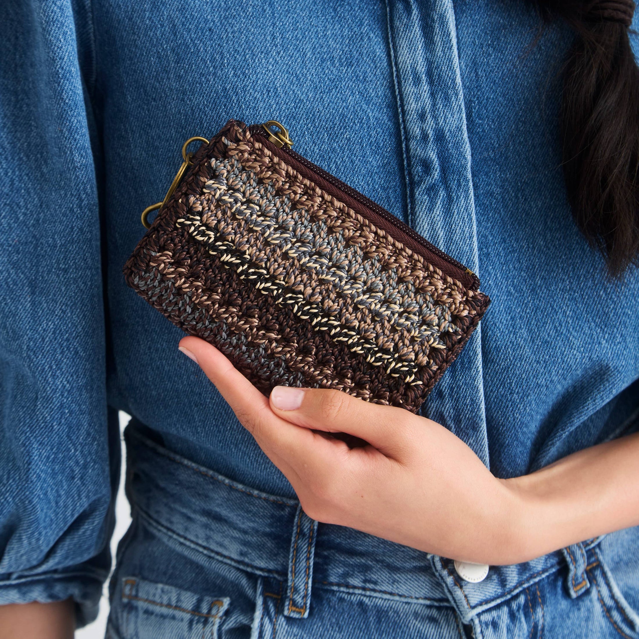 Encino Essential Wallet - Leather - Moss Suede