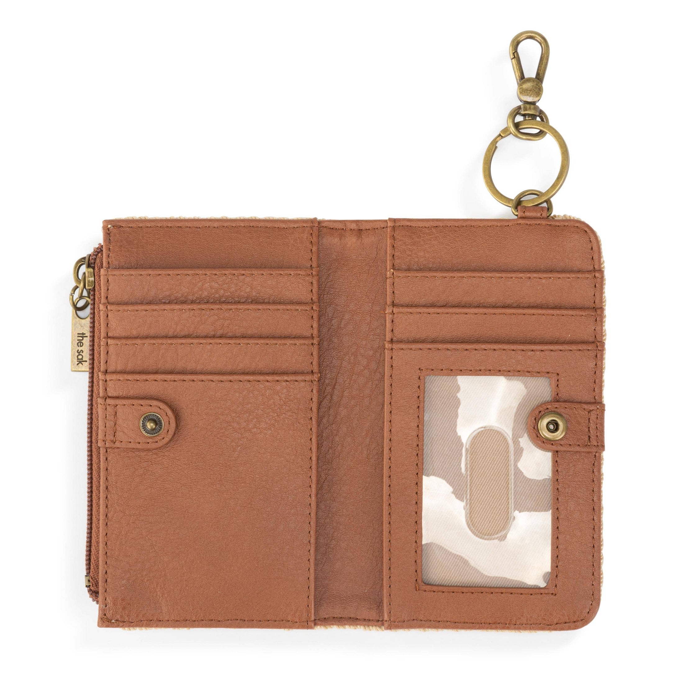 Encino Essential Wallet - Leather - Moss Suede