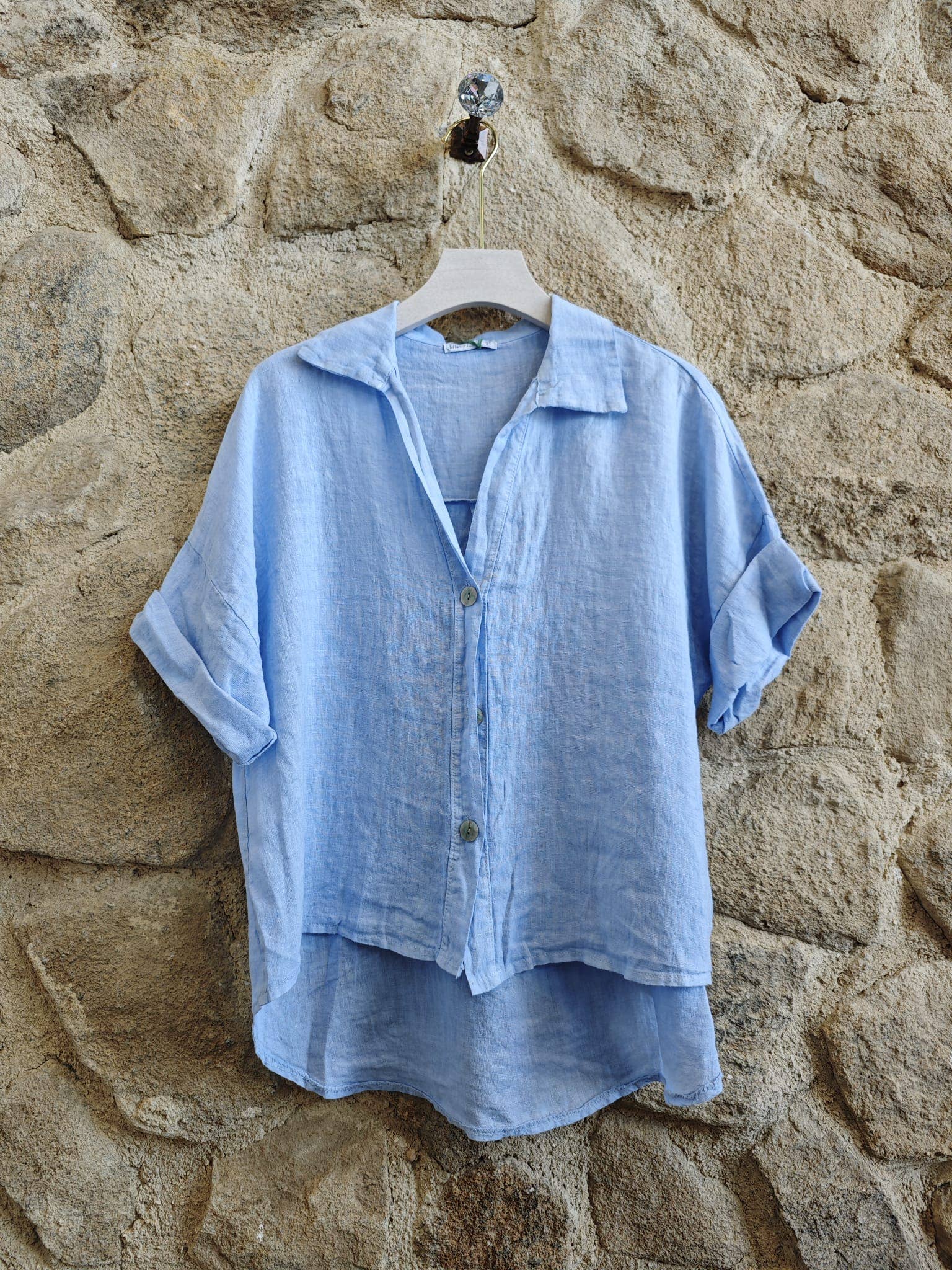 Ref-83737 100% LINEN SHIRT