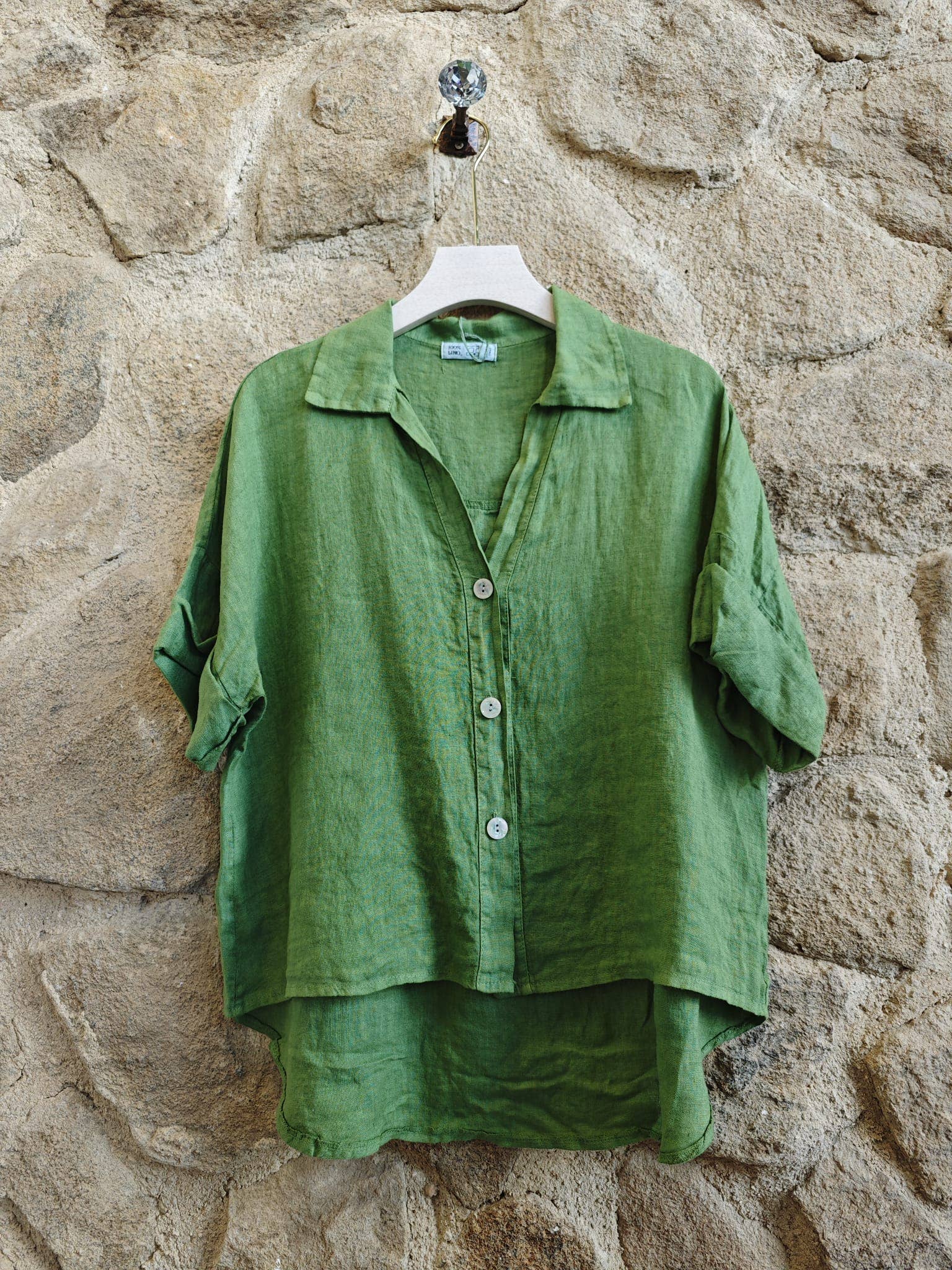 Ref-83737 100% LINEN SHIRT