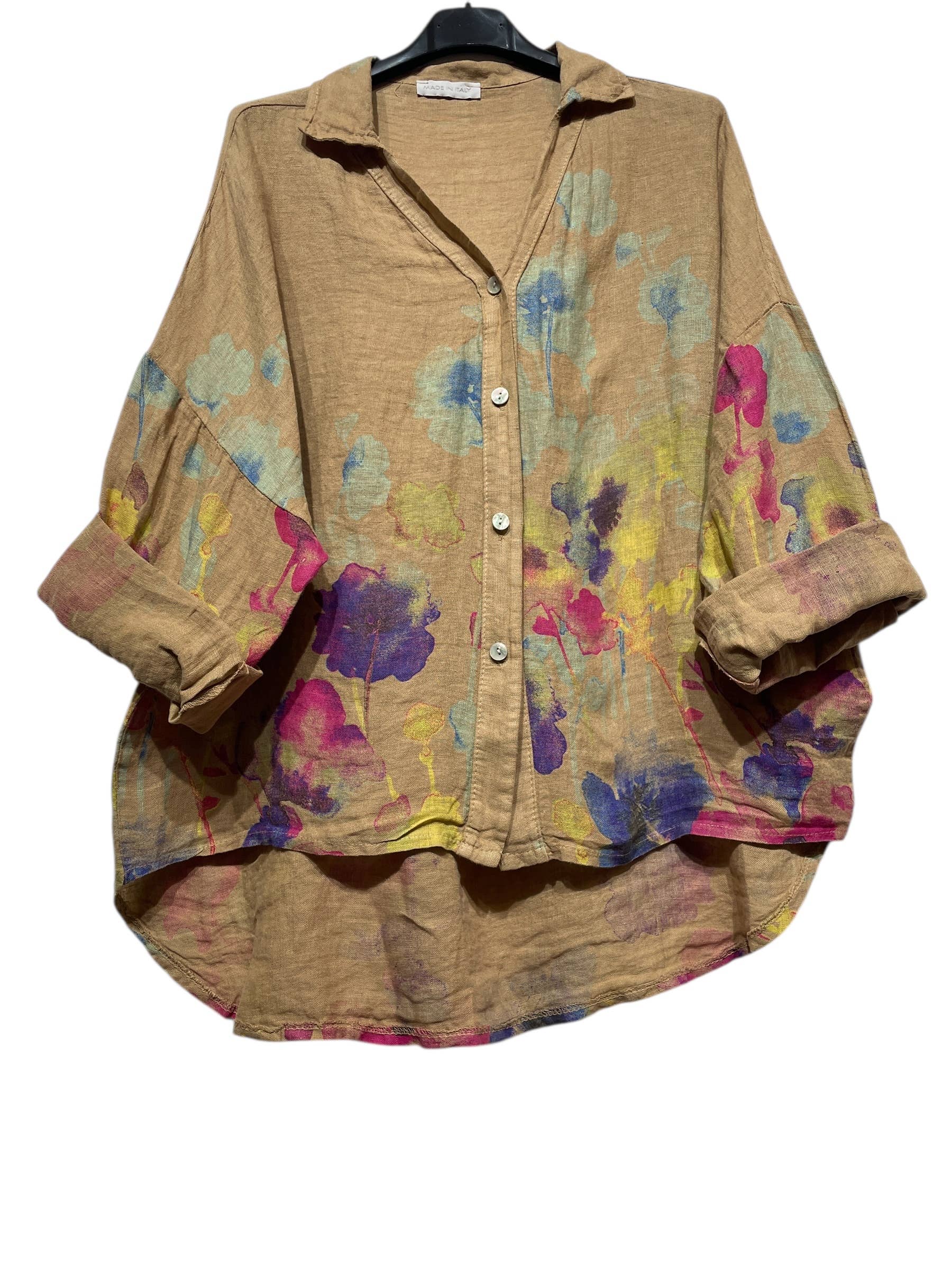 48902 LINEN SHIRT SPRING SUMMER CLOTHING 🌹 🌸