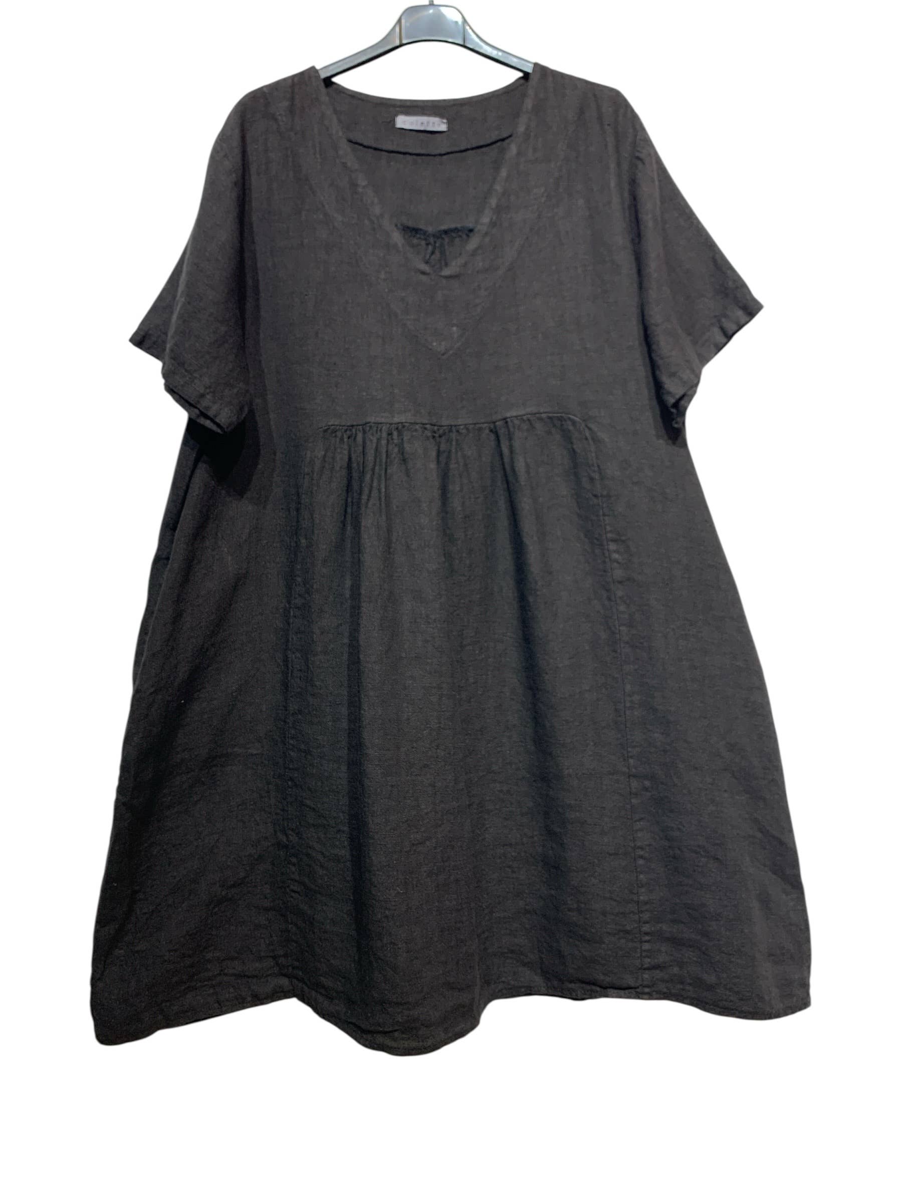 56462 THICK LINEN DRESS