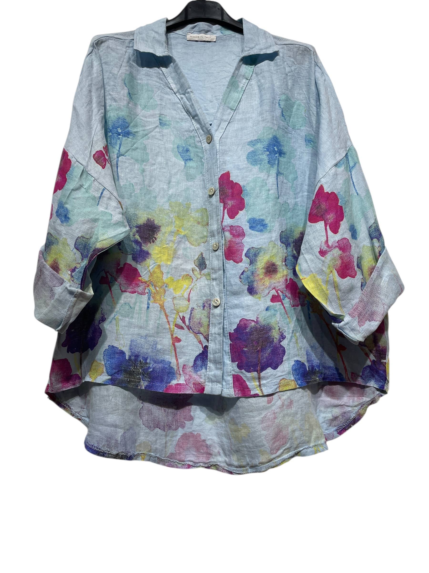 48902 LINEN SHIRT SPRING SUMMER CLOTHING 🌹 🌸