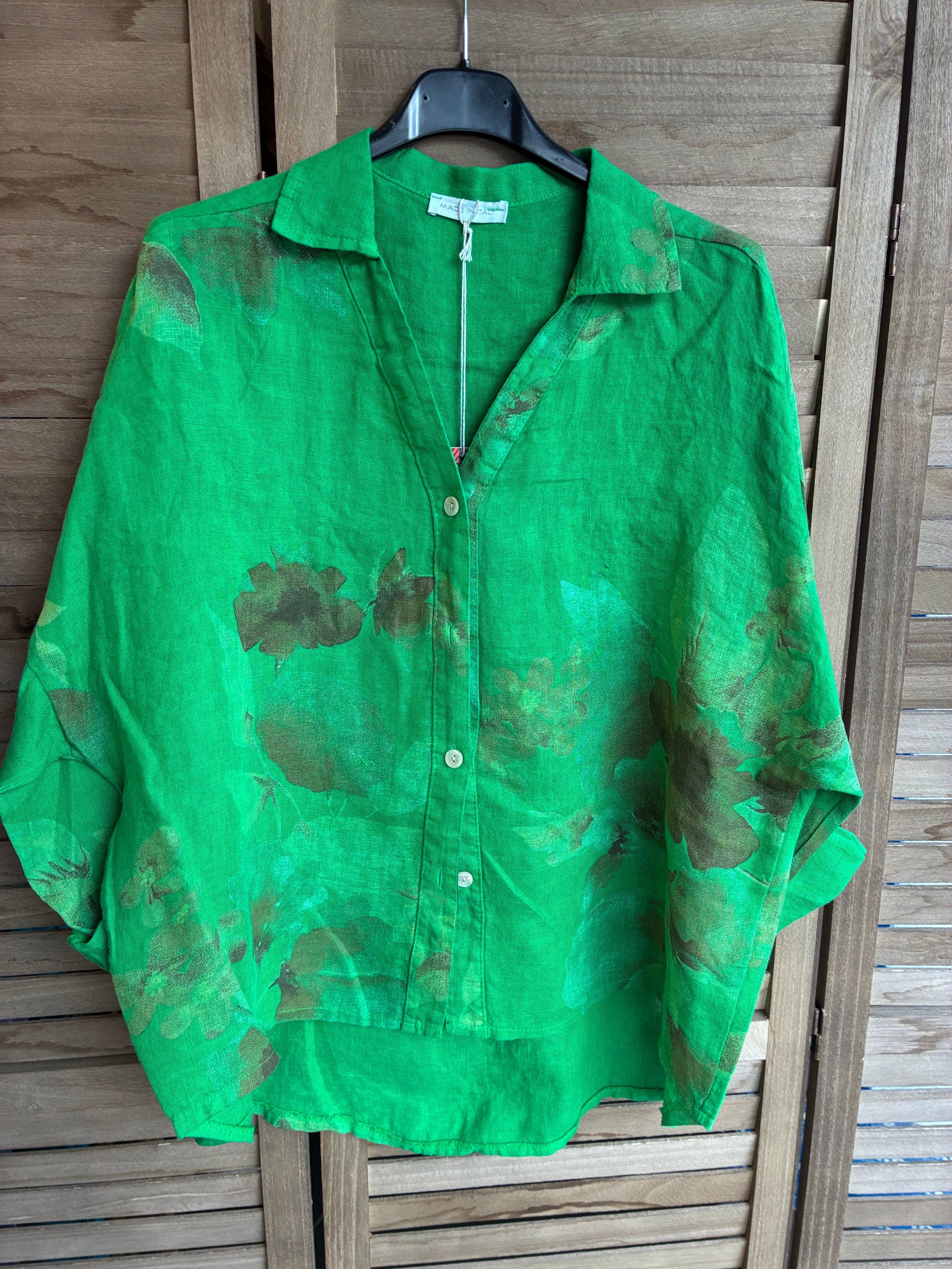 Linen Button Down Top