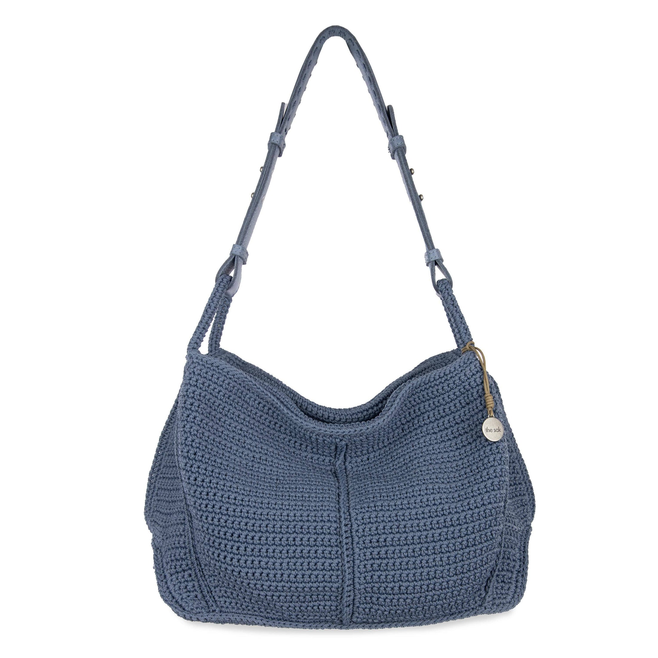 Los Feliz Hobo - Leather - Sand Sparkle Suede