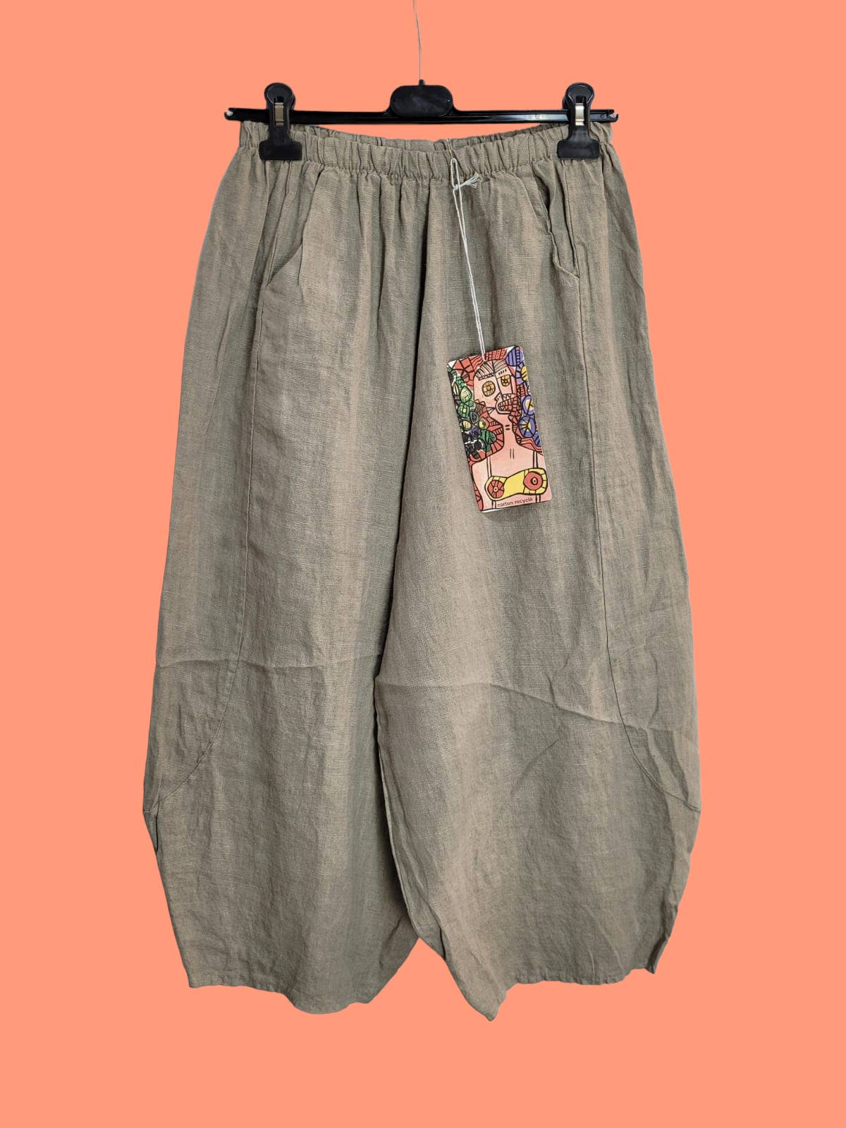 LINEN PANTS. 75096/8414 BOHEMIA