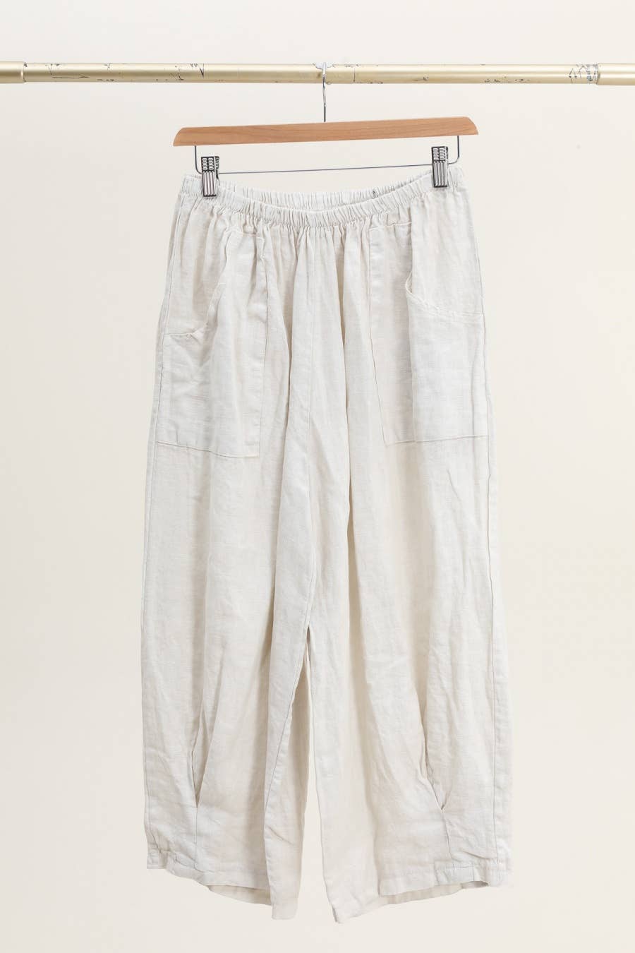 3536 PLUS SIZE TROUSER 100% LINEN
