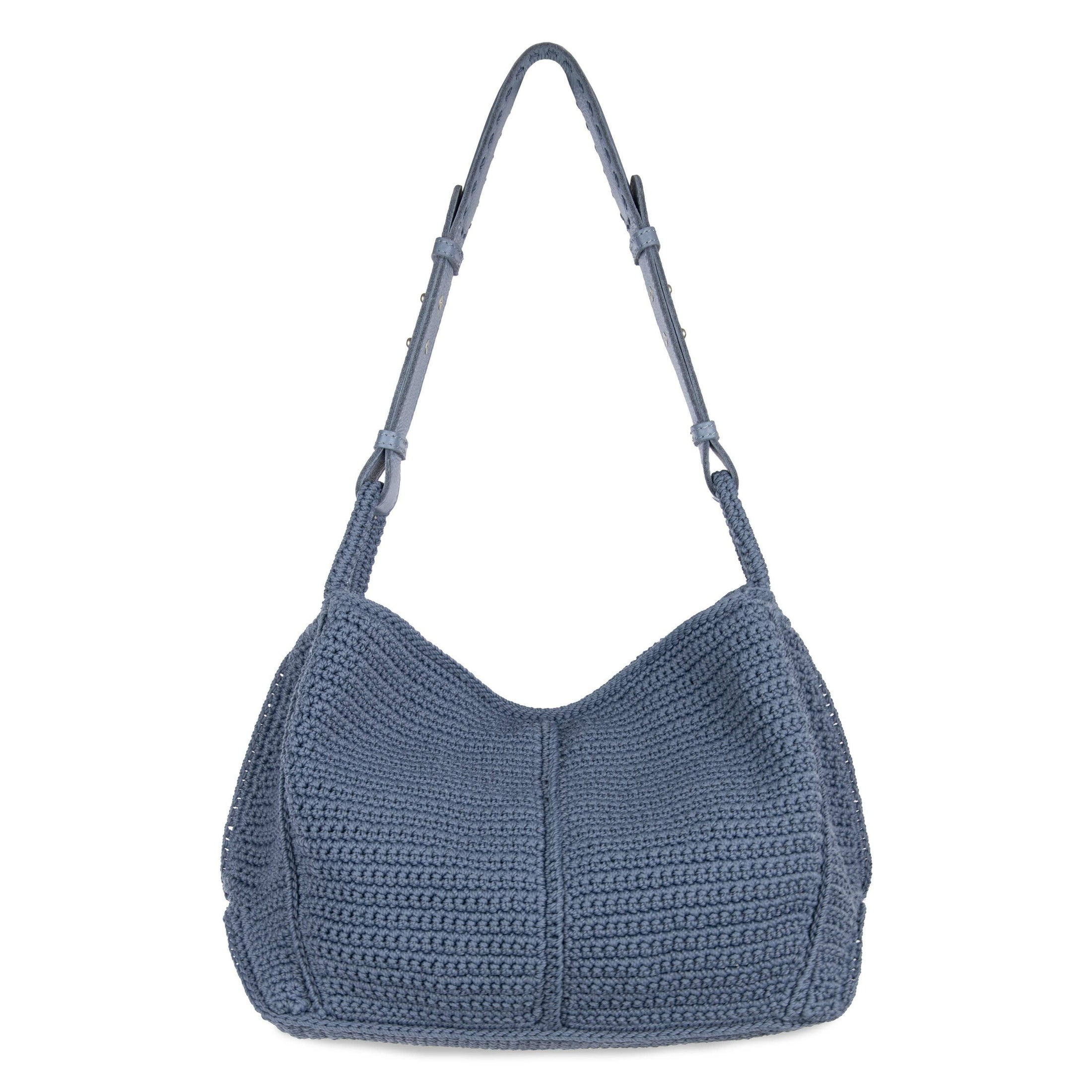 Los Feliz Hobo - Leather - Sand Sparkle Suede
