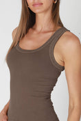 Load image into Gallery viewer, Vintage Washed Reversible Ribbed Tank
