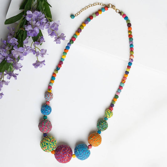 Handcrafted Kantha Necklace