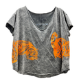 Load image into Gallery viewer, Vintage Style Tee with Tiger Graphic on Front and Back
