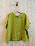 Load image into Gallery viewer, Ref-17831 BOW BLOUSE 100% LINEN
