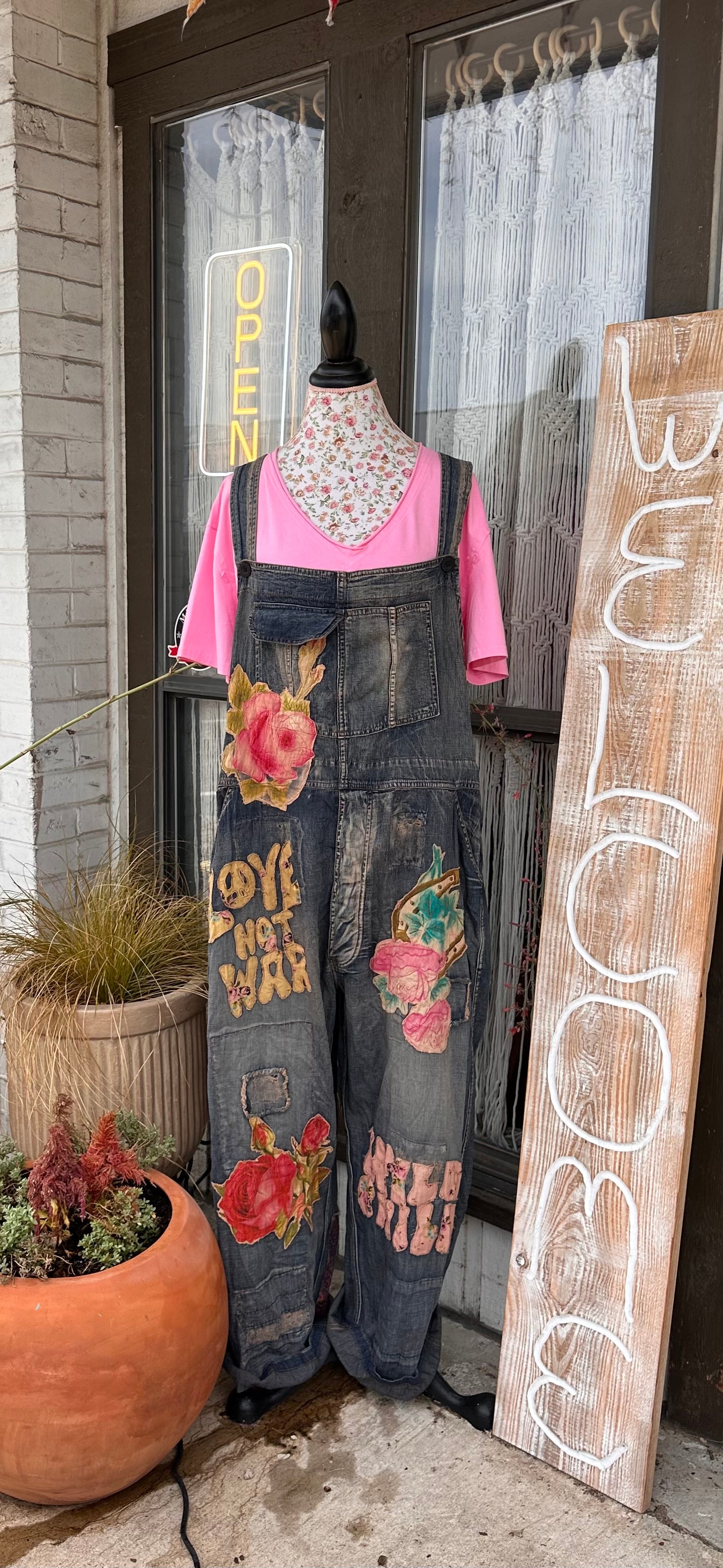 Sun Faded Trail Overalls by the House of Jaded Gypsy