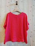 Load image into Gallery viewer, Ref-17831 BOW BLOUSE 100% LINEN
