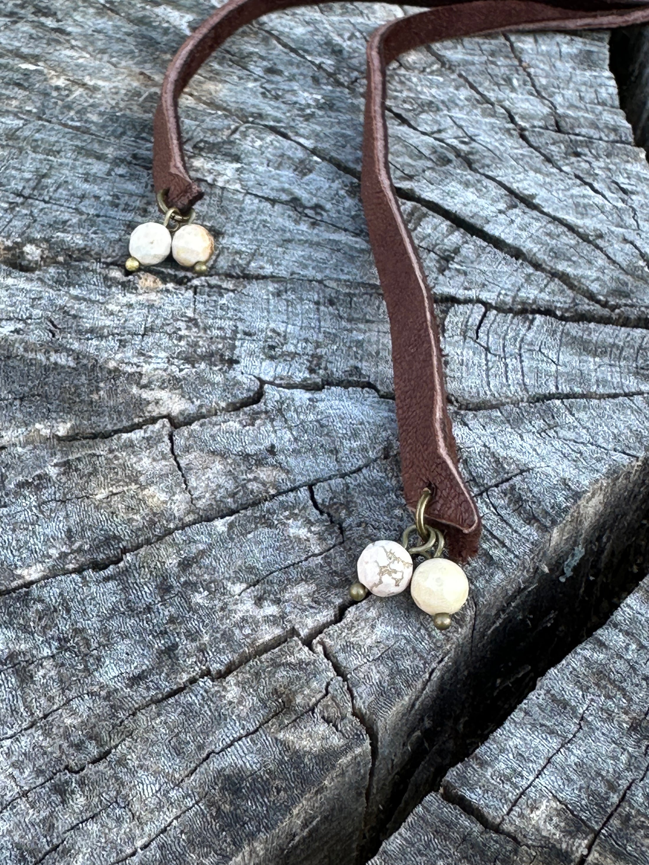 Hand Carved Bone Pendant with Rose Design