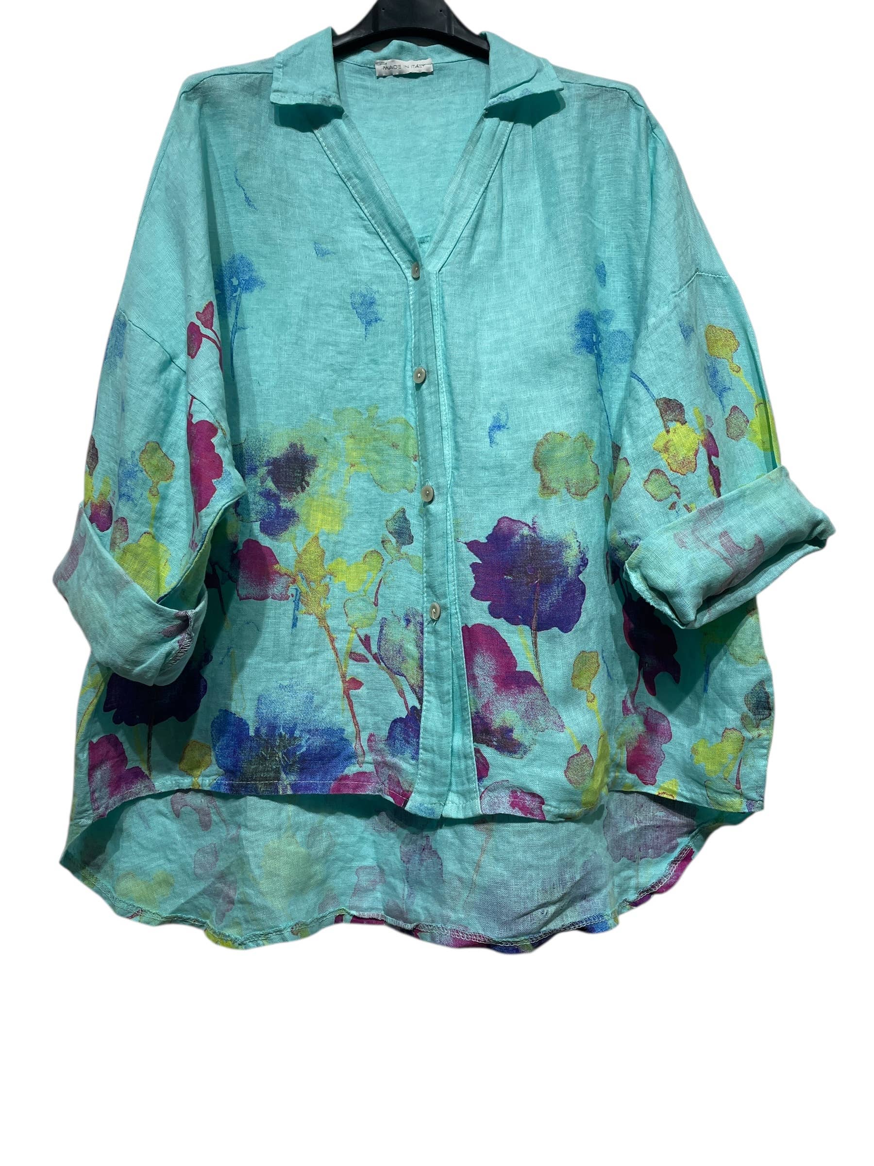 48902 LINEN SHIRT SPRING SUMMER CLOTHING 🌹 🌸