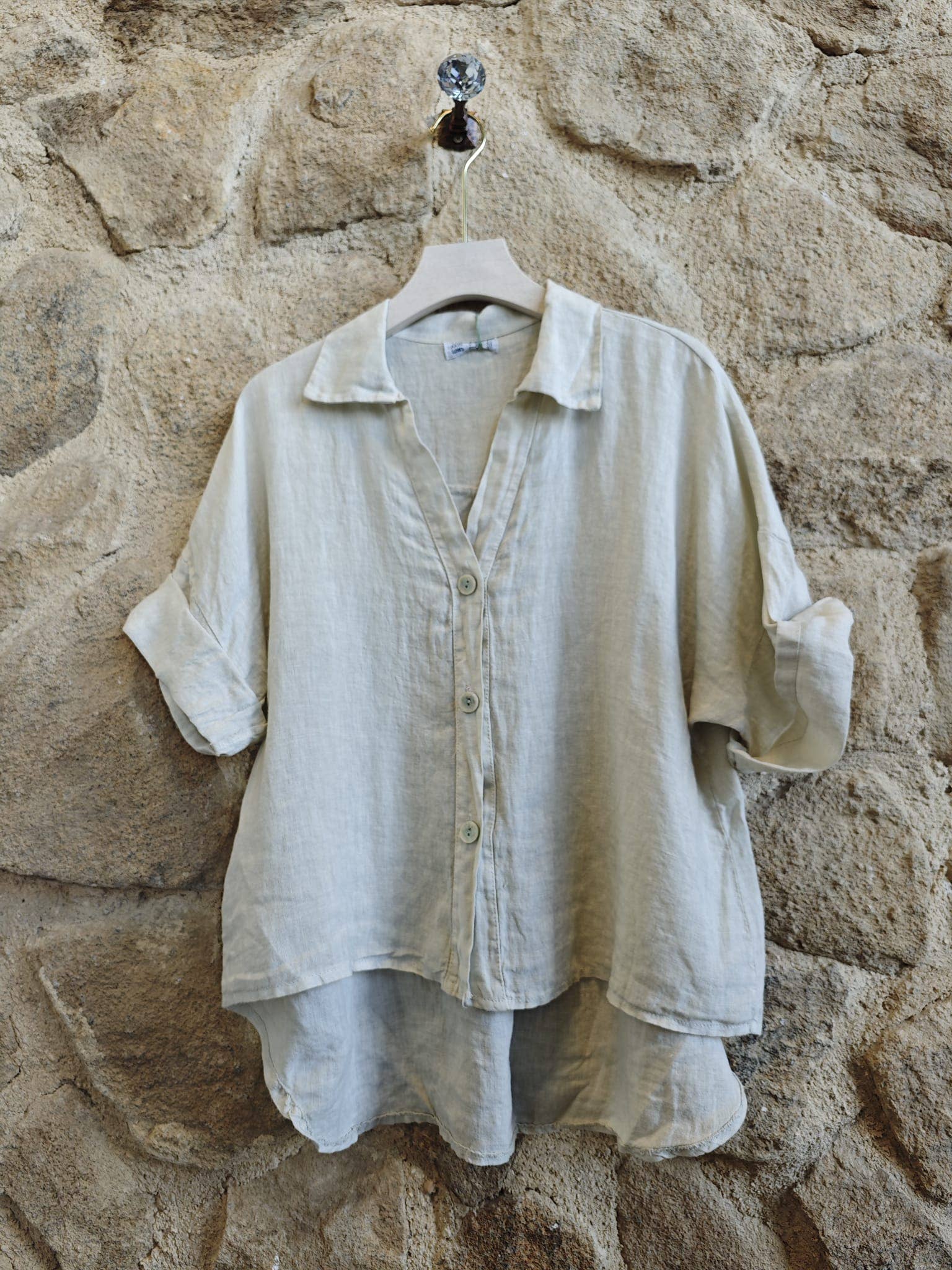 Ref-83737 100% LINEN SHIRT
