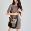 Load image into Gallery viewer, Los Feliz Crossbody - Leather - Neutral Suede Block

