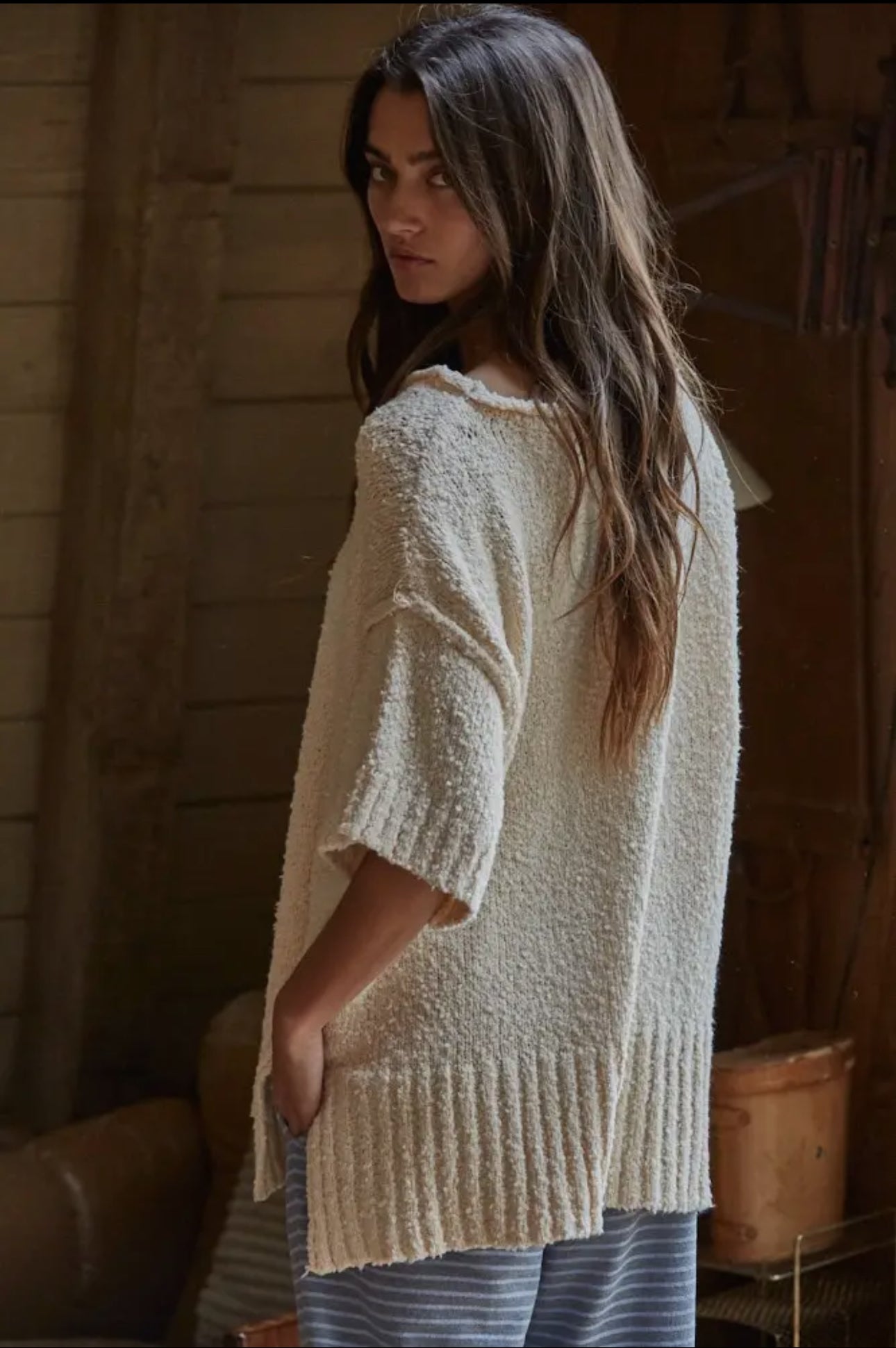 Knit Cotton Sweater
