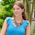 Load image into Gallery viewer, Kantha Milieu Color Hoops
