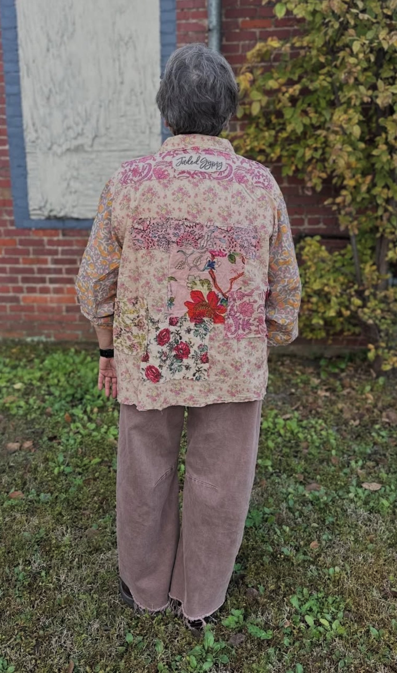 Floral Gardens Walks Top by Jaded Gypsy - Boho Patchwork Top