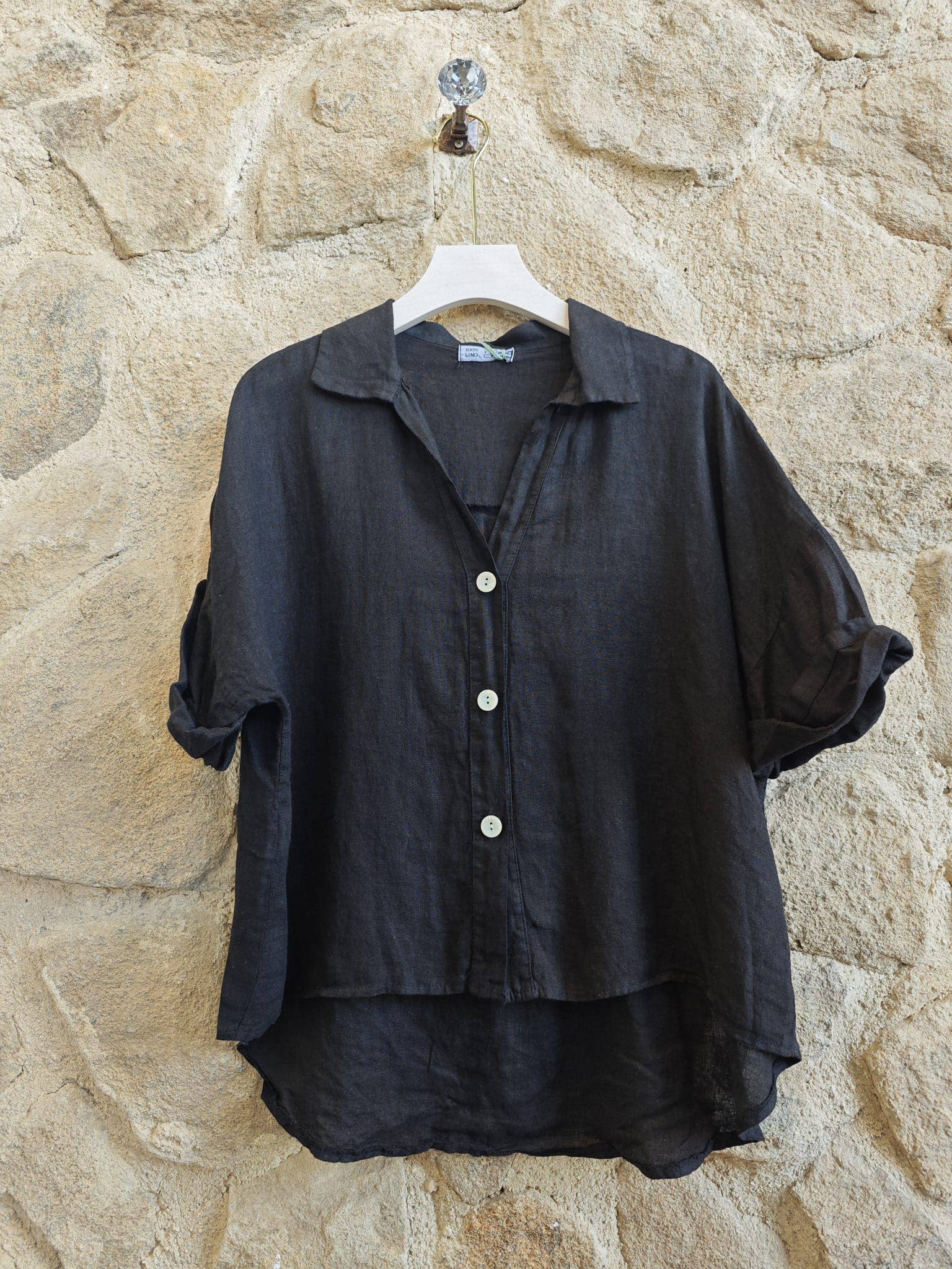 Ref-83737 100% LINEN SHIRT