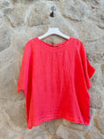 Load image into Gallery viewer, Ref-17831 BOW BLOUSE 100% LINEN
