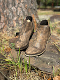 Load image into Gallery viewer, Liberty Black Ankle Boot in Distressed Brown

